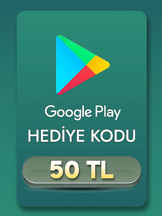 Google Play Hediye Kodu 50TL